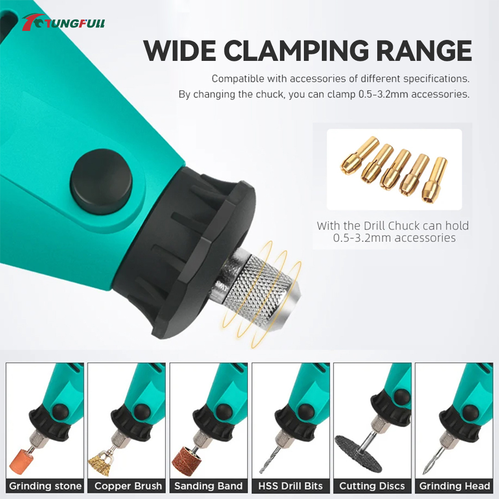 TUNGFULL Mini Electric Grinder - đánh giá và giá Power Tools For Workshop