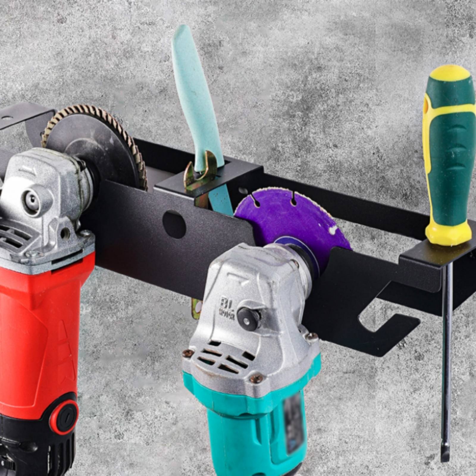 4 Bay Angle Grinder Rack Heavy - đánh giá và giá Power Tools For Workshop