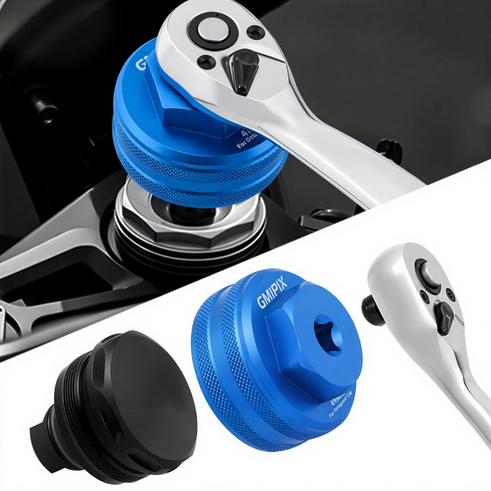 GMIPIX 49mm Fork Cap Nut Socke - đánh giá và giá Tools For Motorcycle Workshop