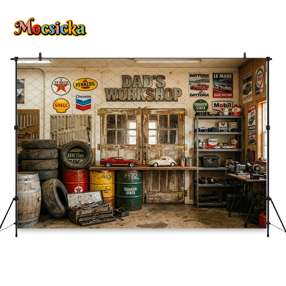 Mocsicka Dad's Workshop Photog - đánh giá và giá Workshop Tools Background