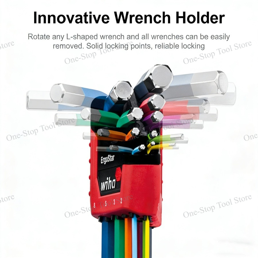 WIHA 43850 9Pcs Hex L Key Set  - đánh giá và giá Tools Vn