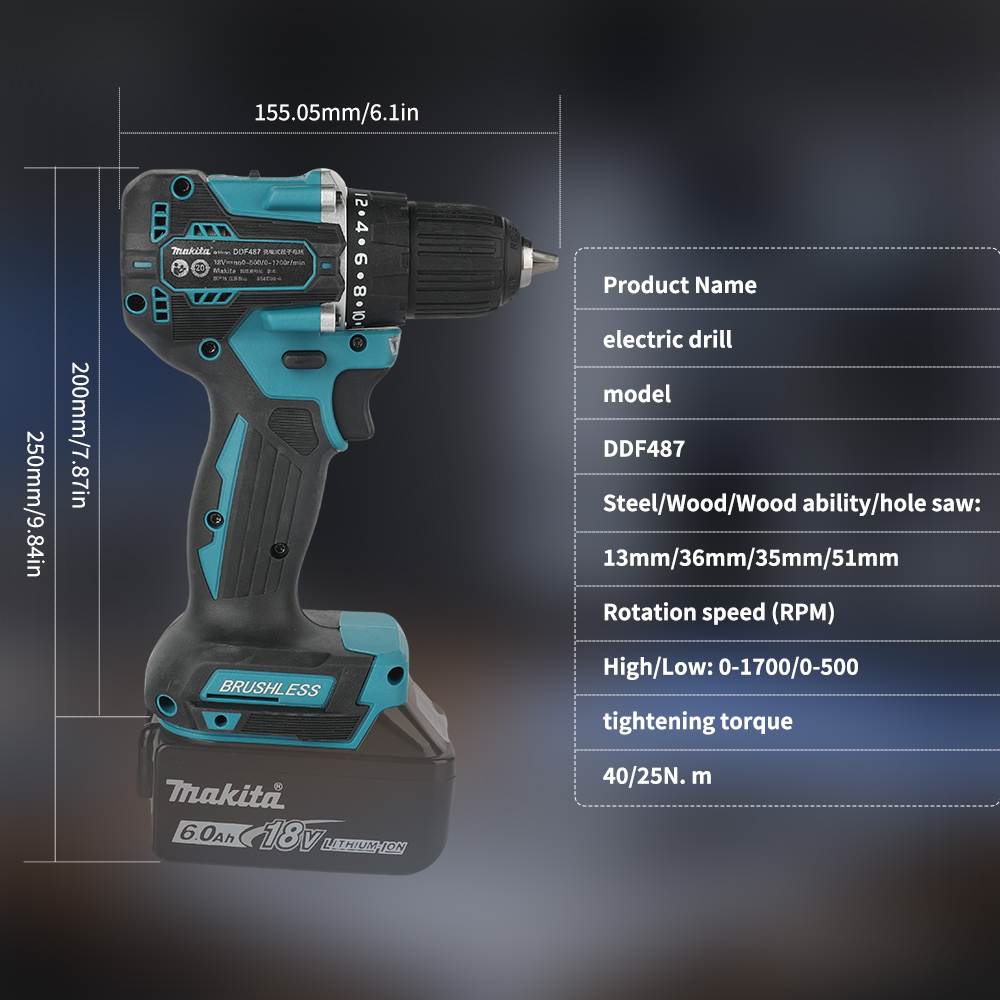18V Brushless Cordless Drill 4 - đánh giá và giá Power Tools For Workshop