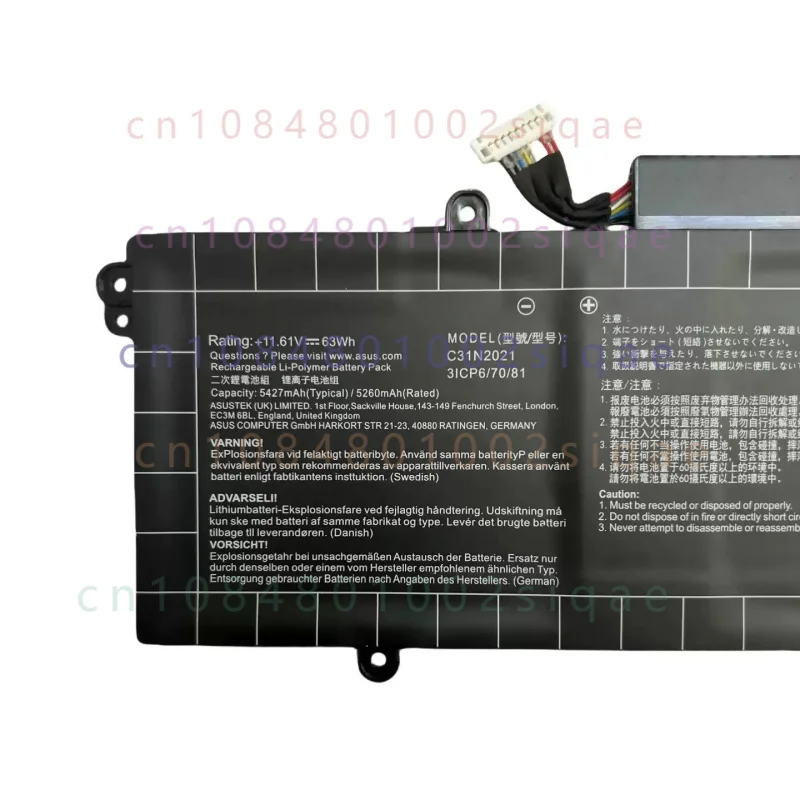 C31N2021 Laptop Battery For As - đánh giá và giá Tools Qa