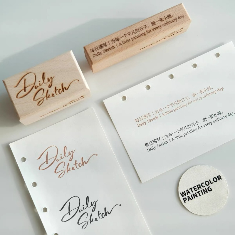 Wooden Rubber Stamps Watercolo - đánh giá và giá Tools Qa