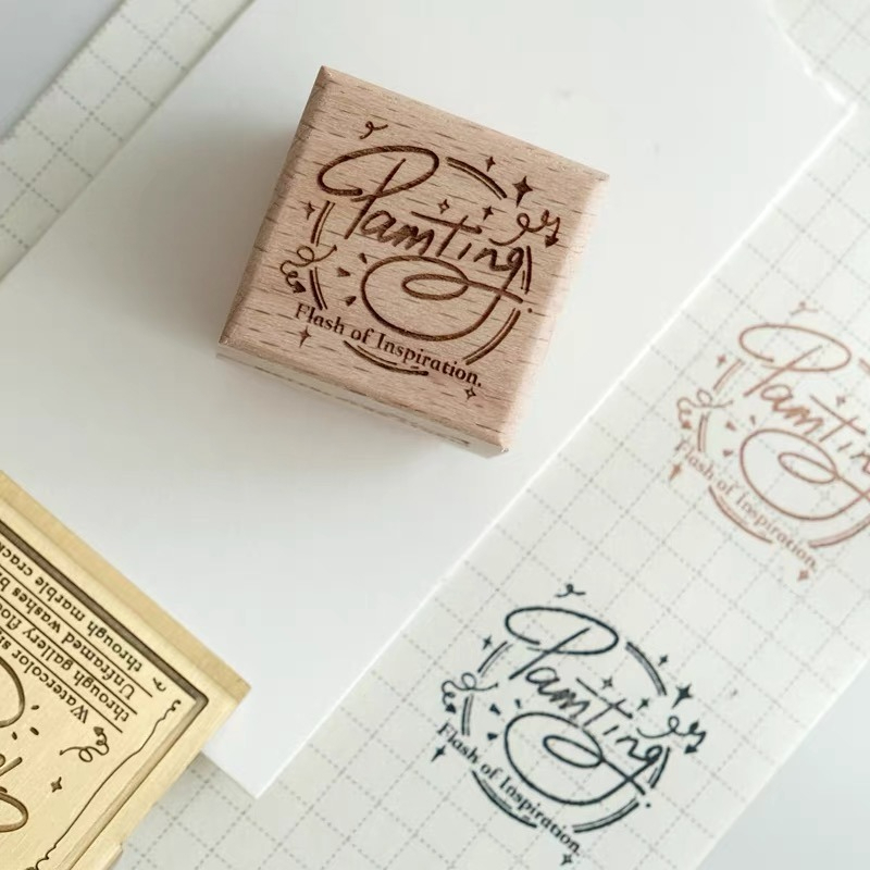 Wooden Rubber Stamps Watercolo - đánh giá và giá Tools Qa