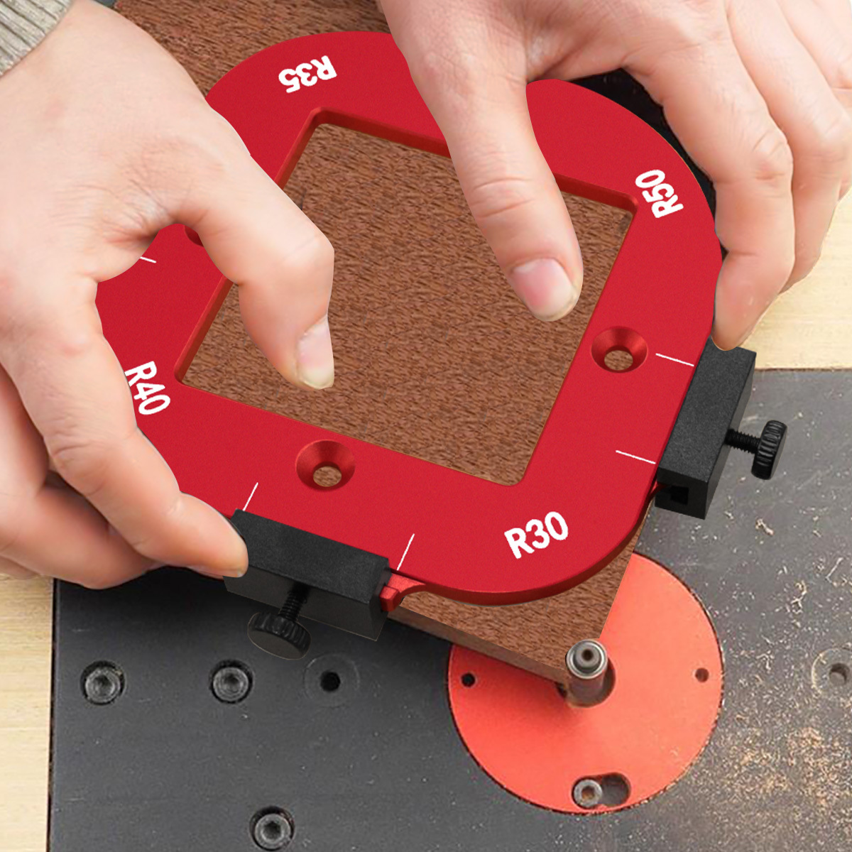 Aluminum round Corner Radius T - đánh giá và giá Router Table Insert