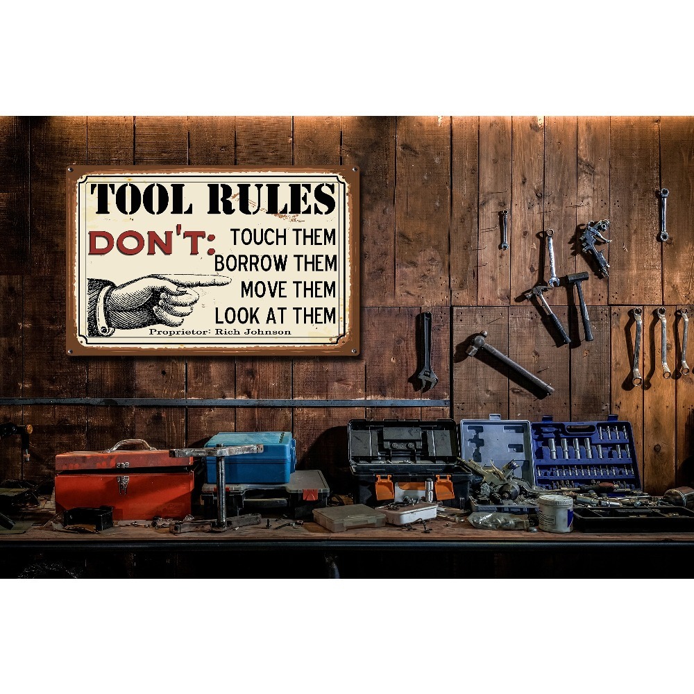 1pc Customizable Tool Rules Me - đánh giá và giá Workshop Tools Name