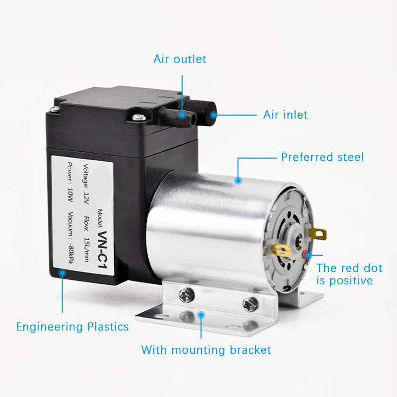 VN-C1 Micro DC Vacuum Pump Sma - đánh giá và giá Tools Vn