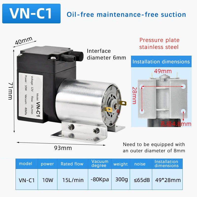 VN-C1 Micro DC Vacuum Pump Sma - đánh giá và giá Tools Vn