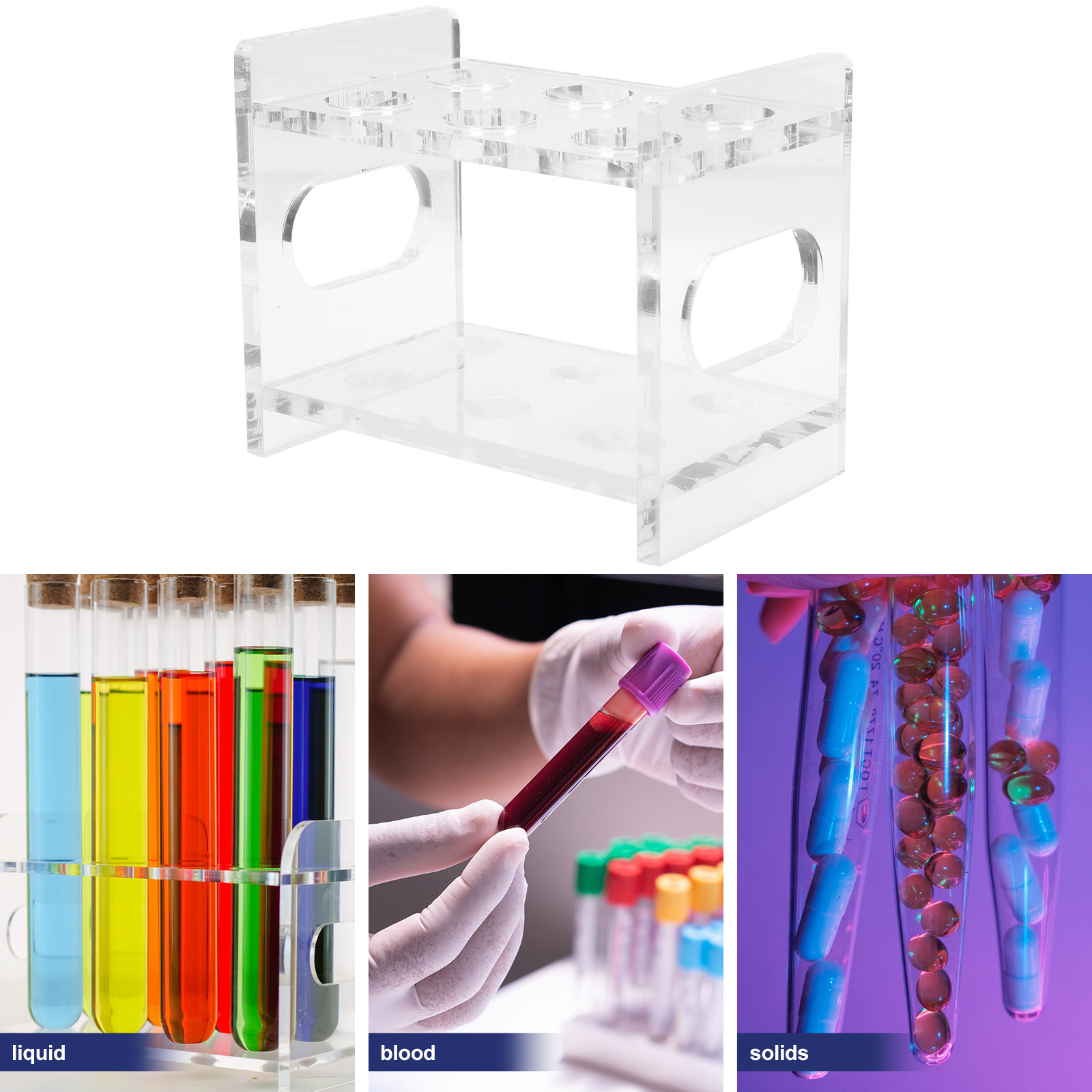 Clear Acrylic Test Tube Rack 6 - đánh giá và giá Tools Youtube