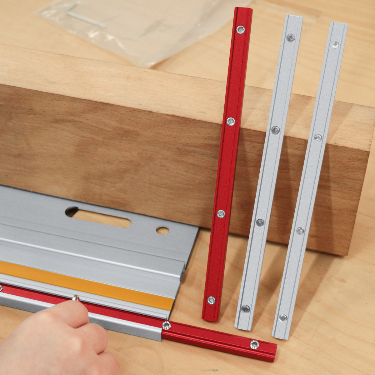 Woodworking Guide Rail Connect - đánh giá và giá Router Table Insert