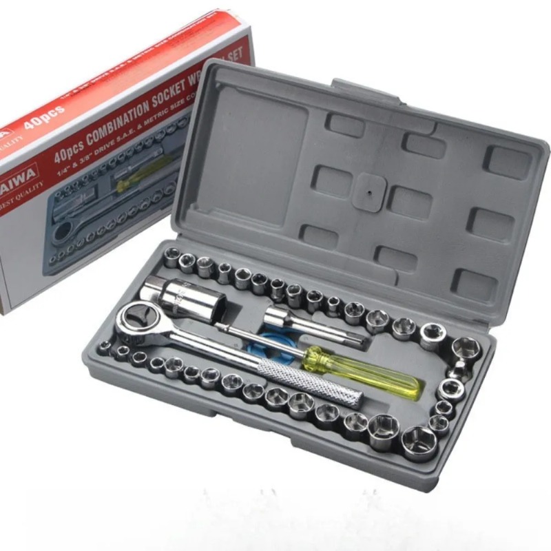 40-Piece Combination Socket Se - đánh giá và giá Tools For Motorcycle Workshop